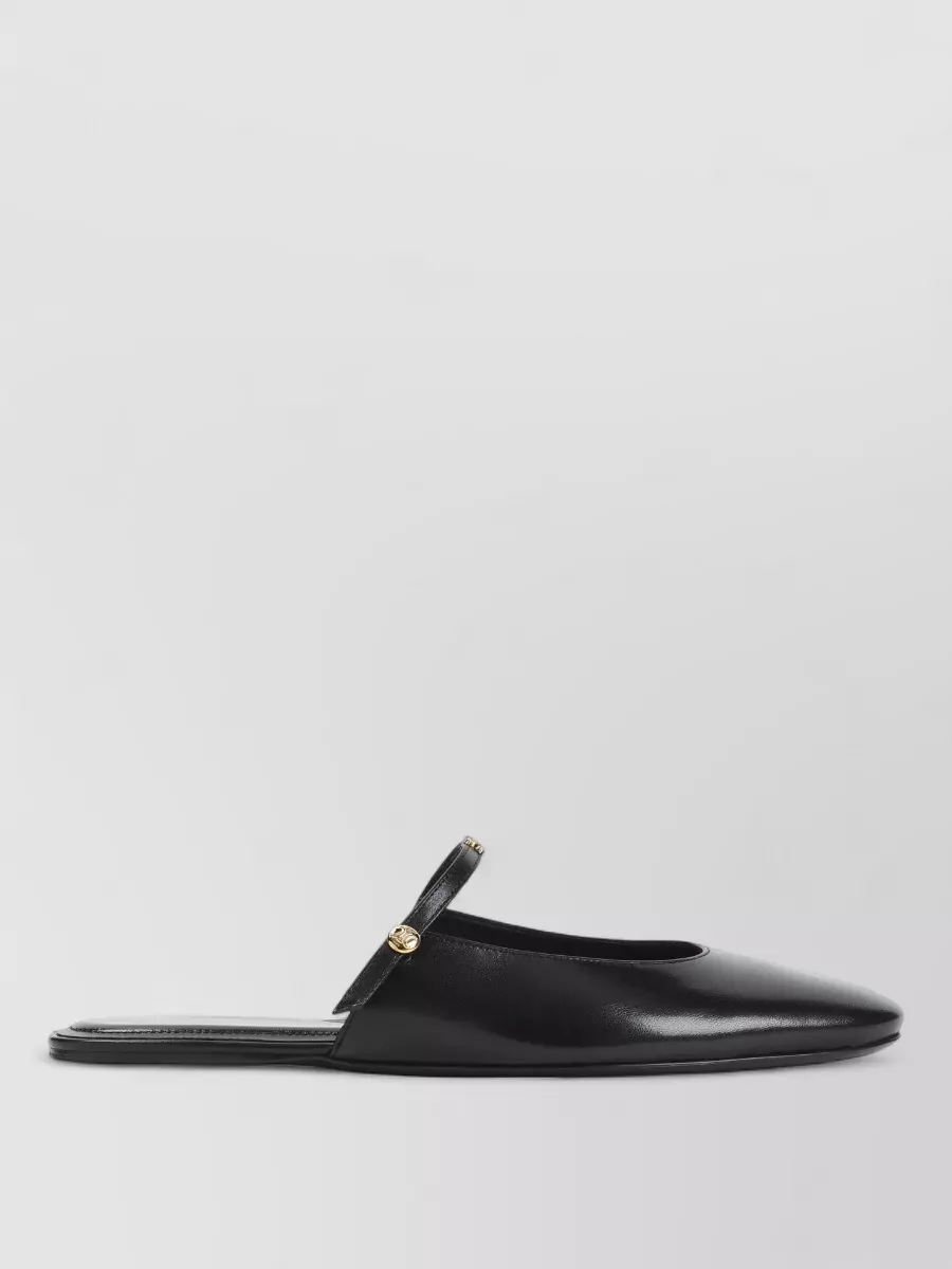 Celine Leather Ballerina Mules