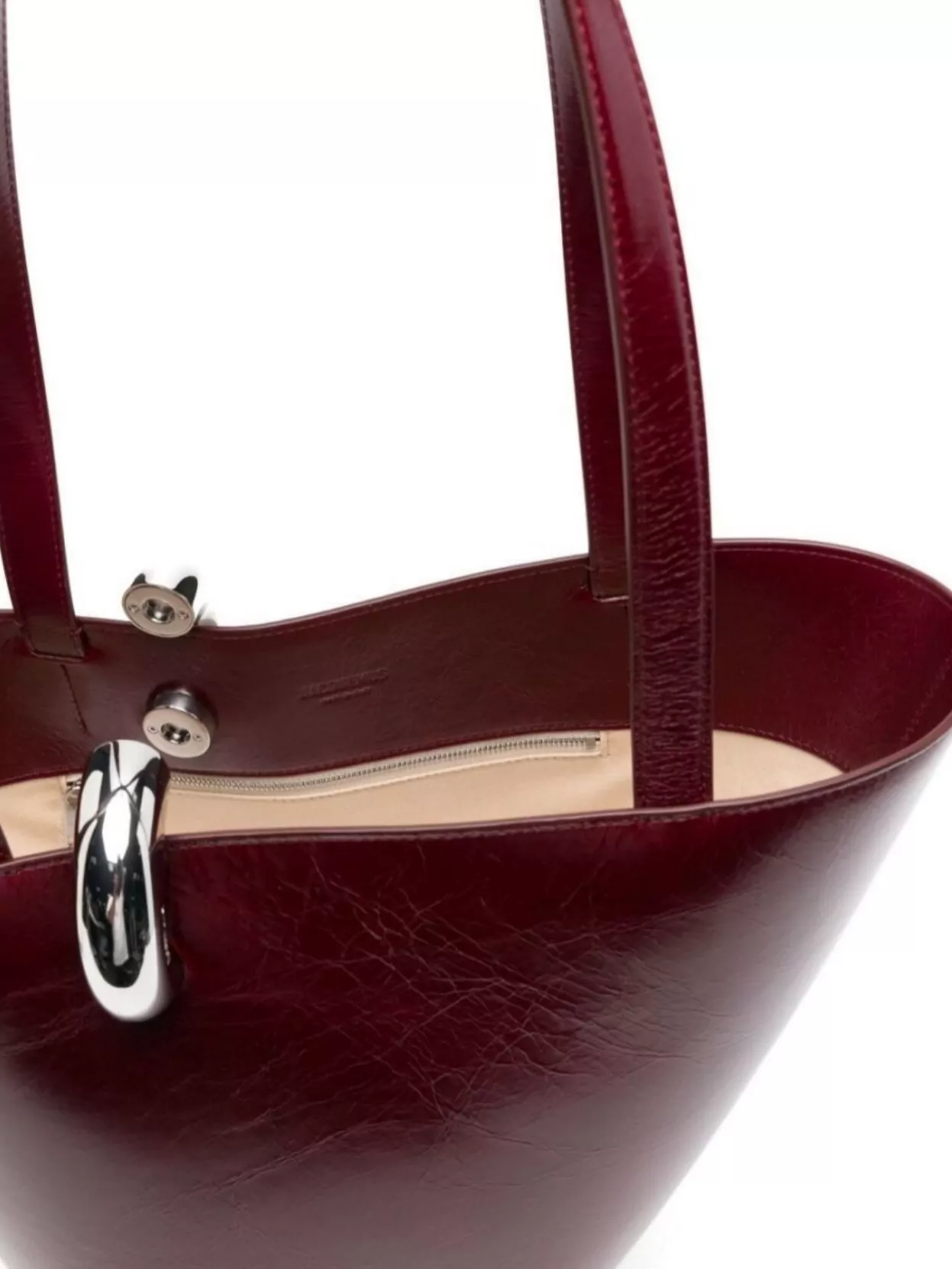 Jacquemus Medium Leather Shoulder Bag With Top Handles