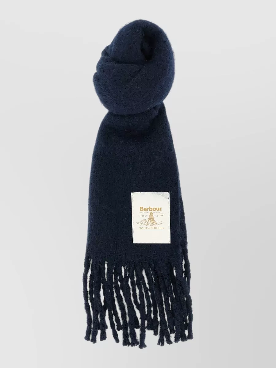 Barbour brushed scarf