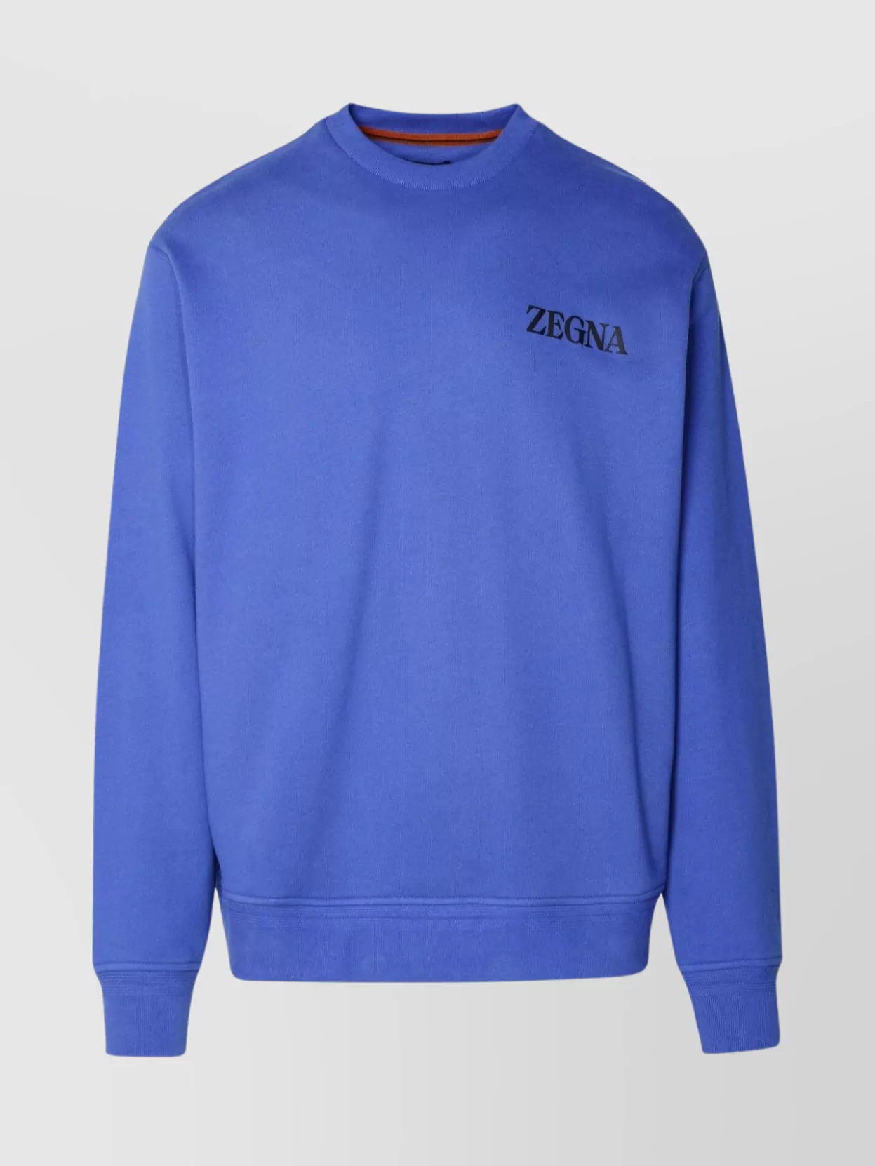 Shop Zegna Cotton Crew Neck Sweatshirt
