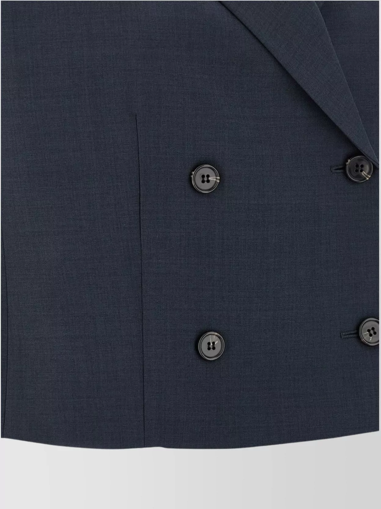 Theory Double-Breasted Tailored Vest Featuring Notched Lapels