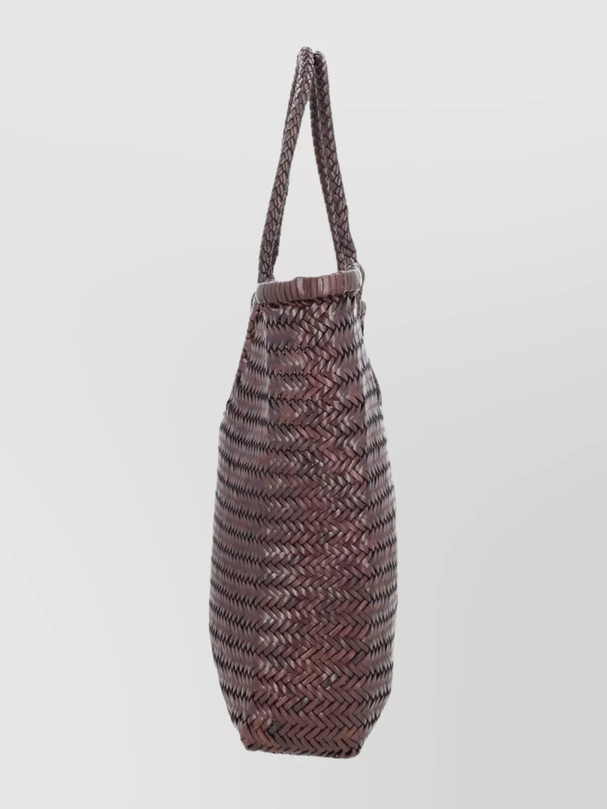 Dragon Diffusion Rectangular Woven Shoulder Bag With Dual Handles
