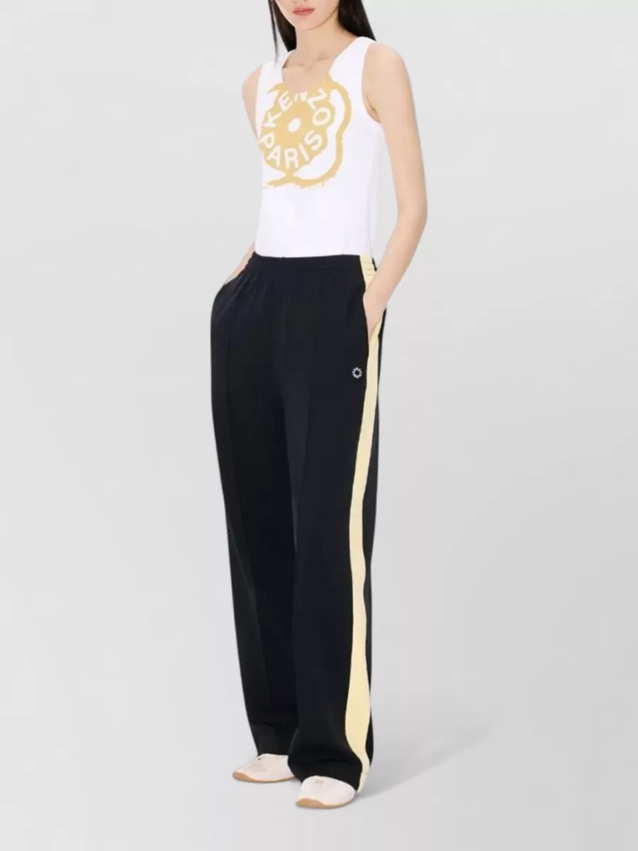 Kenzo Cotton Ribbed Logo-Print Tank Top