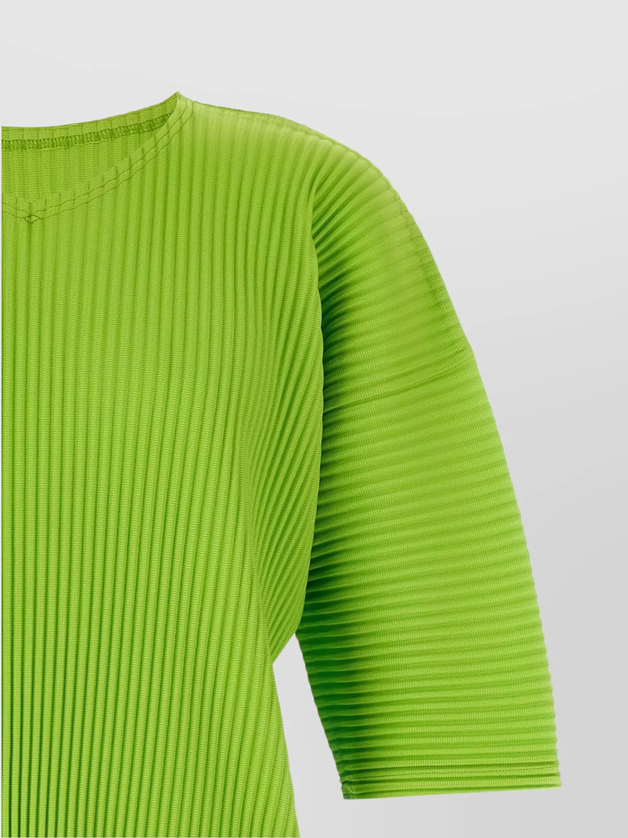Homme Plisse Issey Miyake Pleated Round Neck T-Shirt