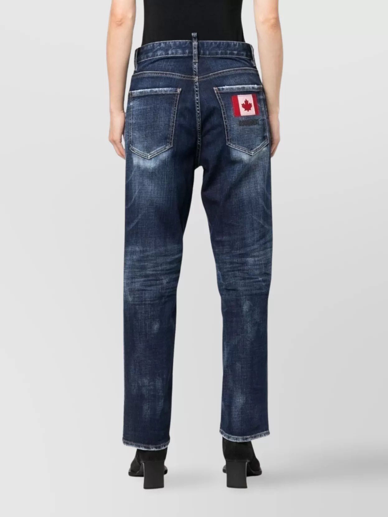 Dsquared2 Distressed Trousers Featuring Five-Pocket Design