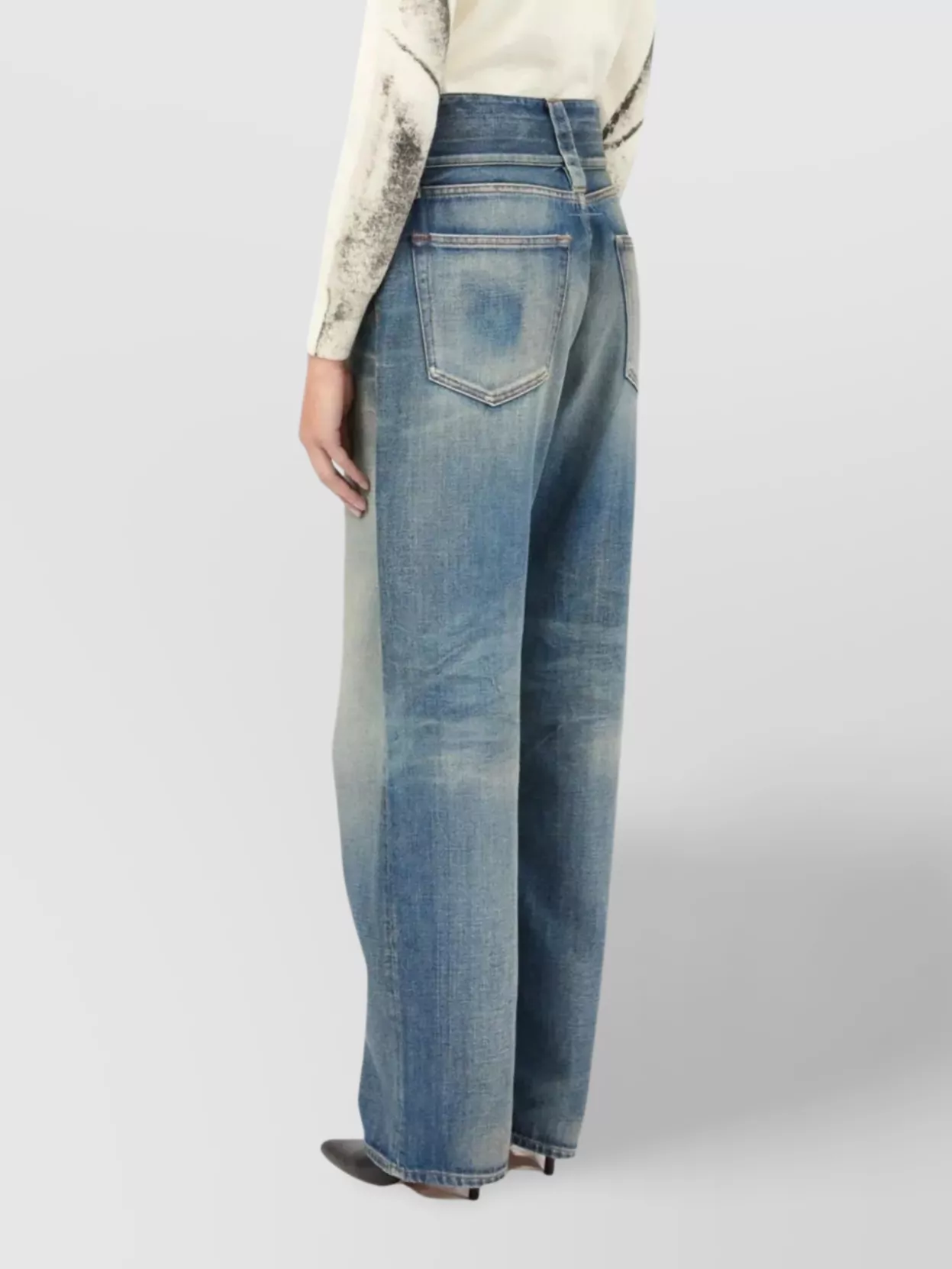 Mm6 Maison Margiela Five Pocket Belt Loop Trousers