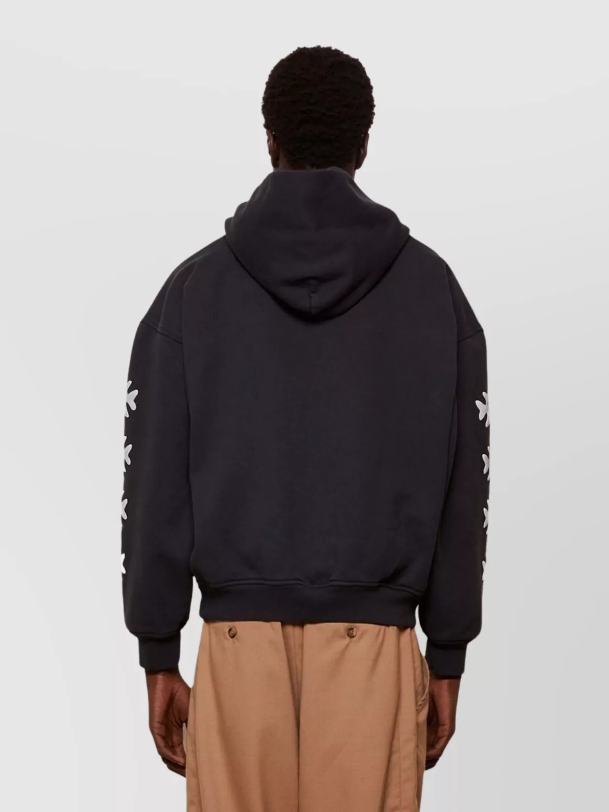 Rhude Graphic Print Hooded Sweater And Pocket