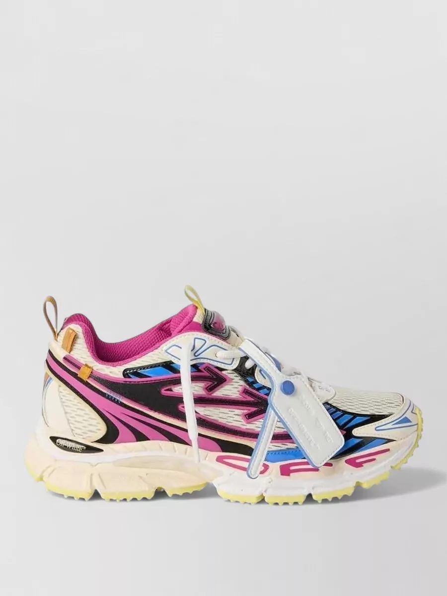 Off-White Mesh Low-Top Sneakers