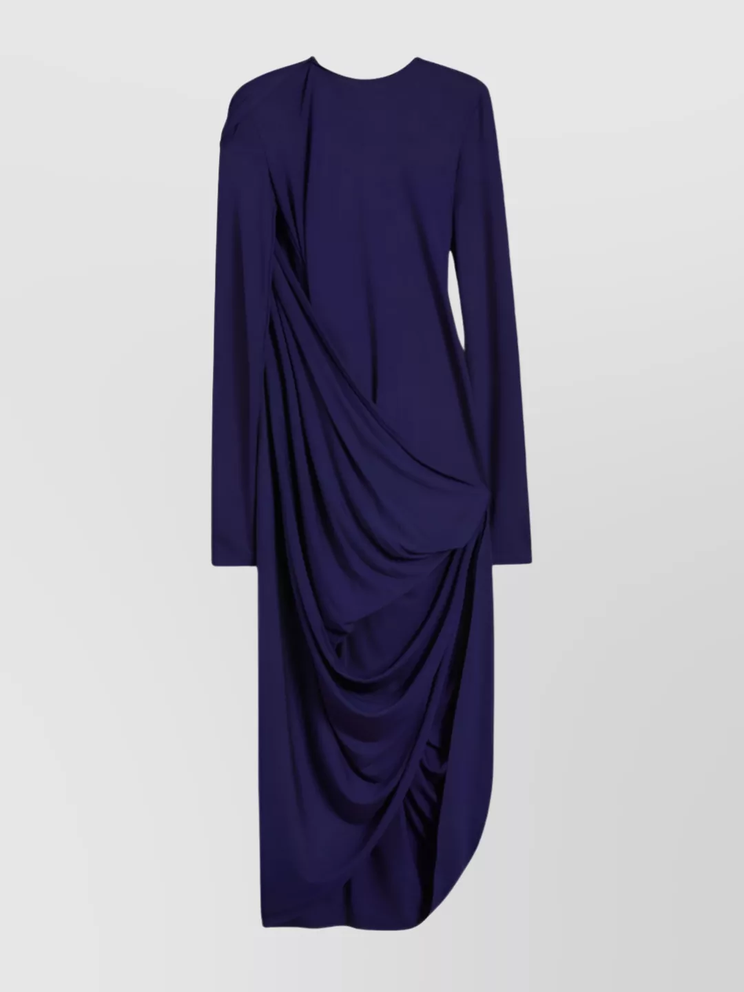 Sportmax Asymmetrical Dress Draped Design