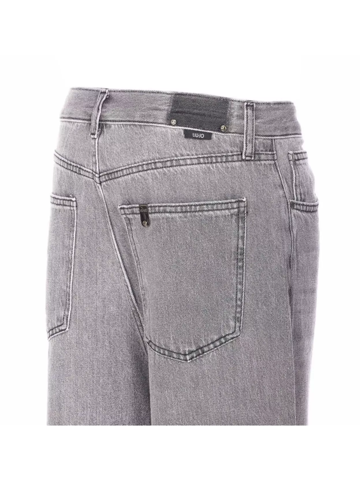 Liu Jo Flared Wide Leg Jeans With Five Pockets