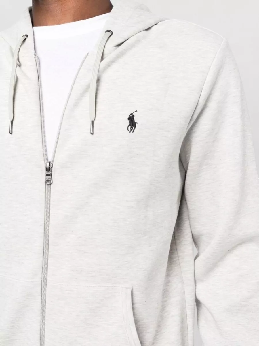 Ralph Lauren Cotton Hooded Zip Sweatshirt