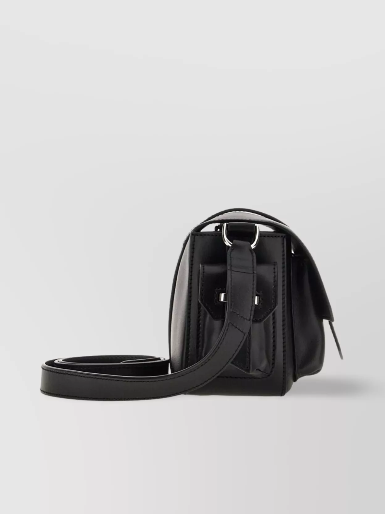 Hogan Small Leather Crossbody Bag Flap
