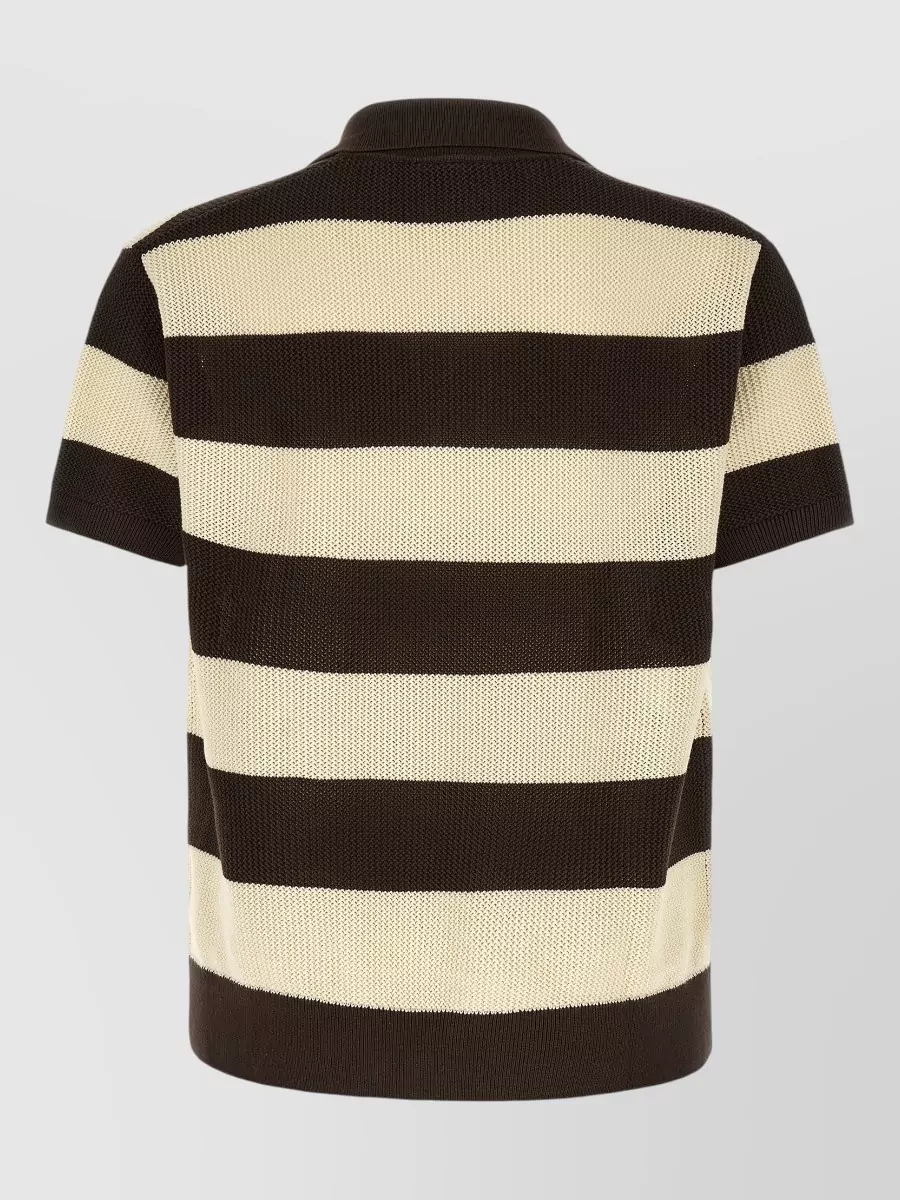 Lacoste Crochet Cotton Short-Sleeve Polo Shirt