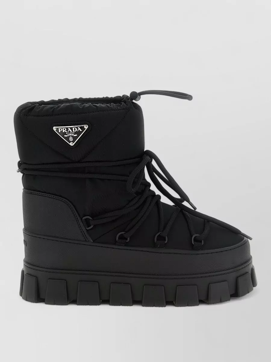 Prada nylon ankle boots