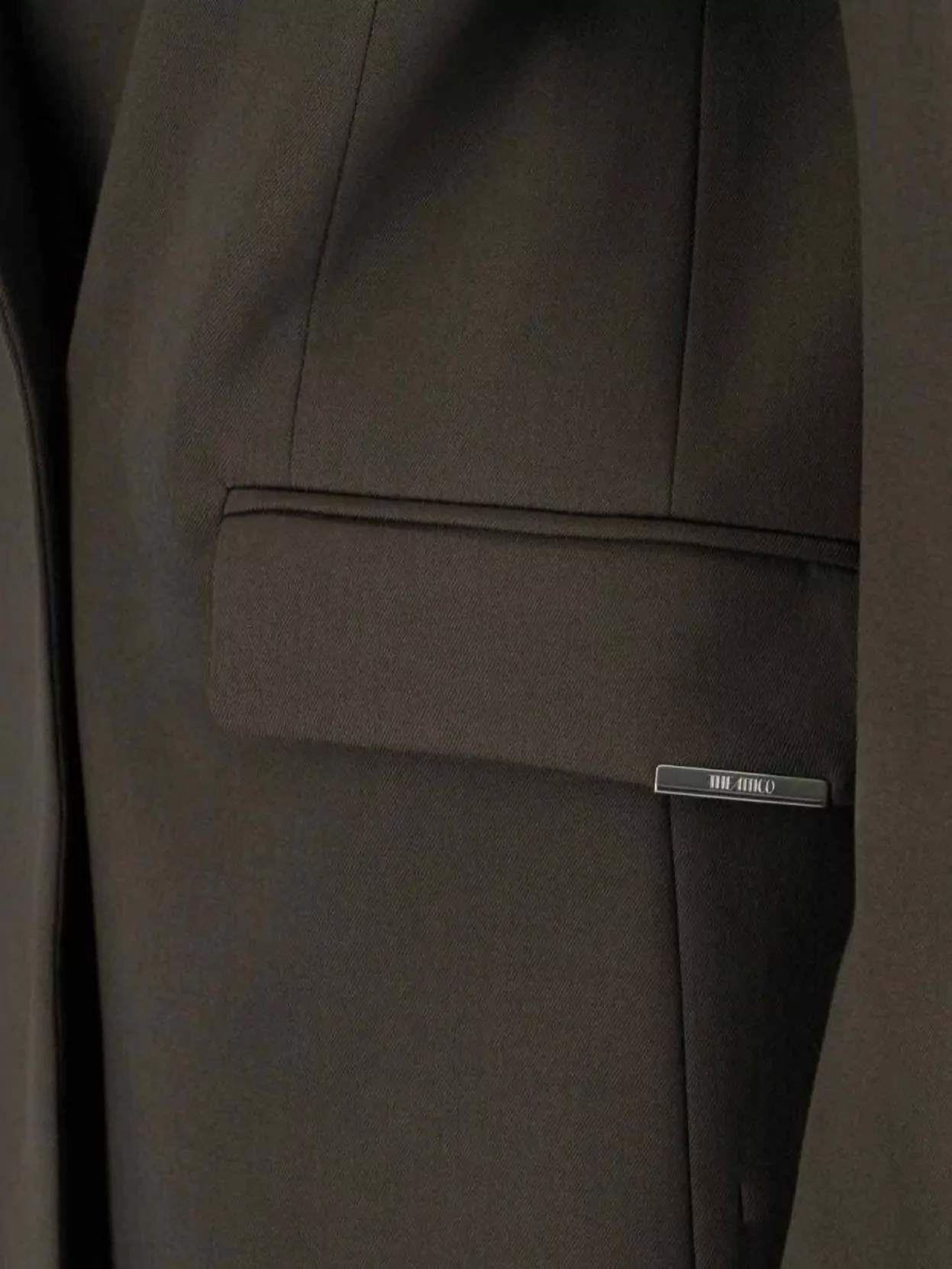 The Attico Lapel Jacket With Flap And Chest Pockets