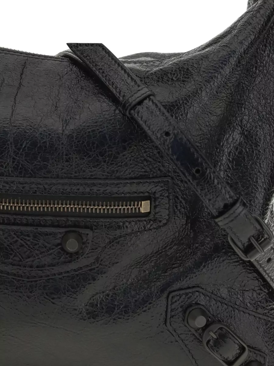 Balenciaga Le City Small Leather Hobo Bag