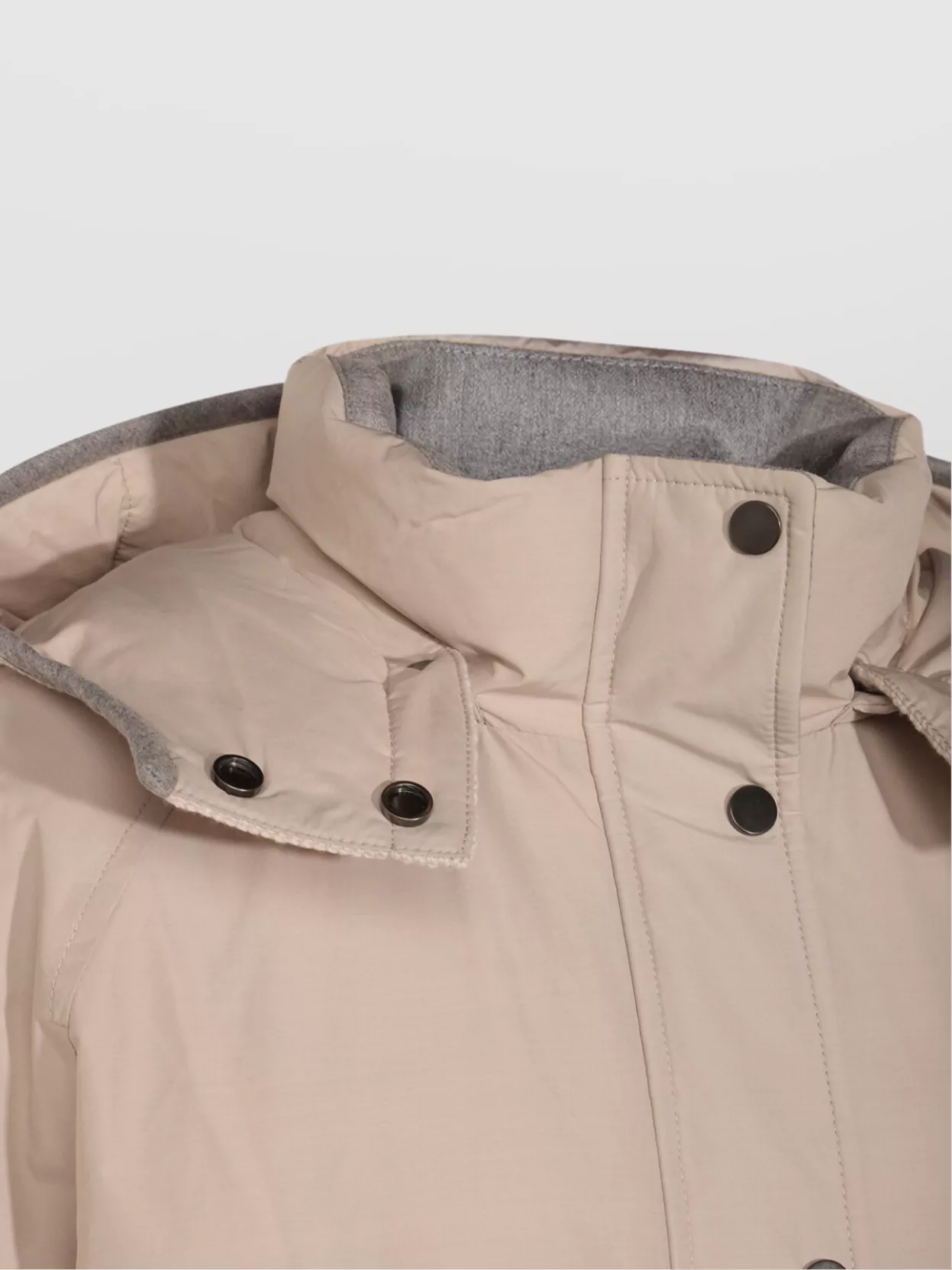 Brunello Cucinelli Puffer Jackets With Hood And Flap Pockets