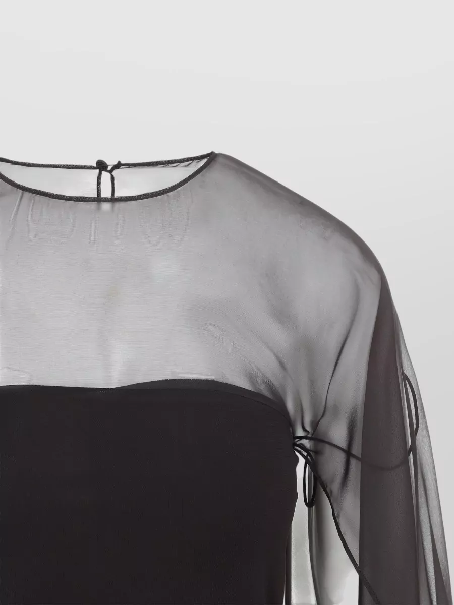 Alberta Ferretti Viscose Long-Sleeve Blouse