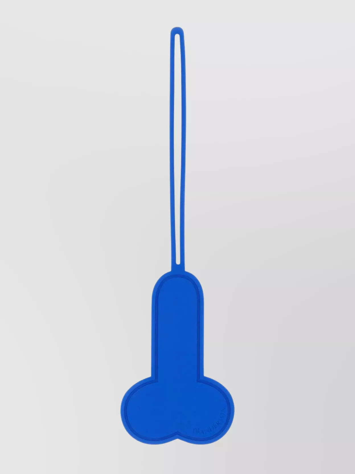 Jw Anderson Rubber Strap Key Holder In Blue