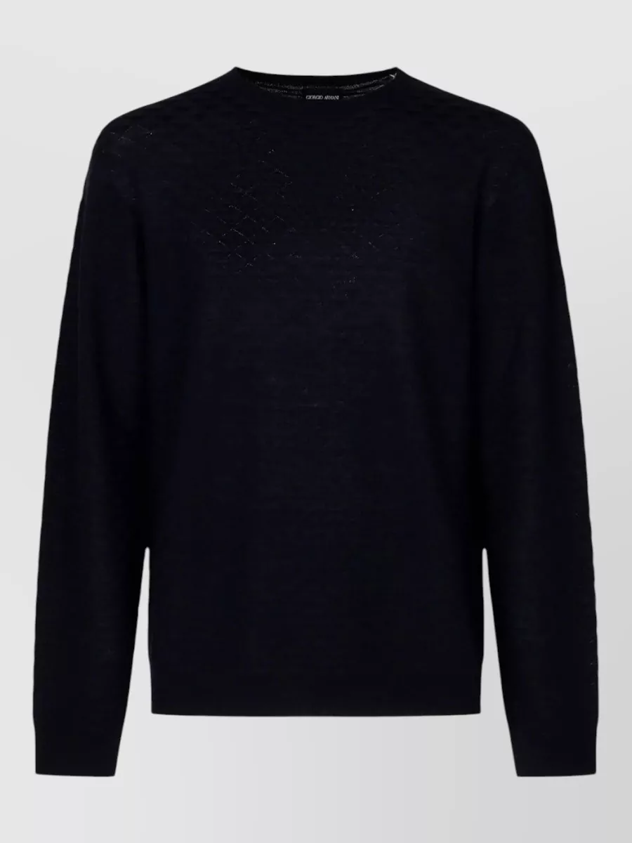 Giorgio Armani wool crew-neck jumper