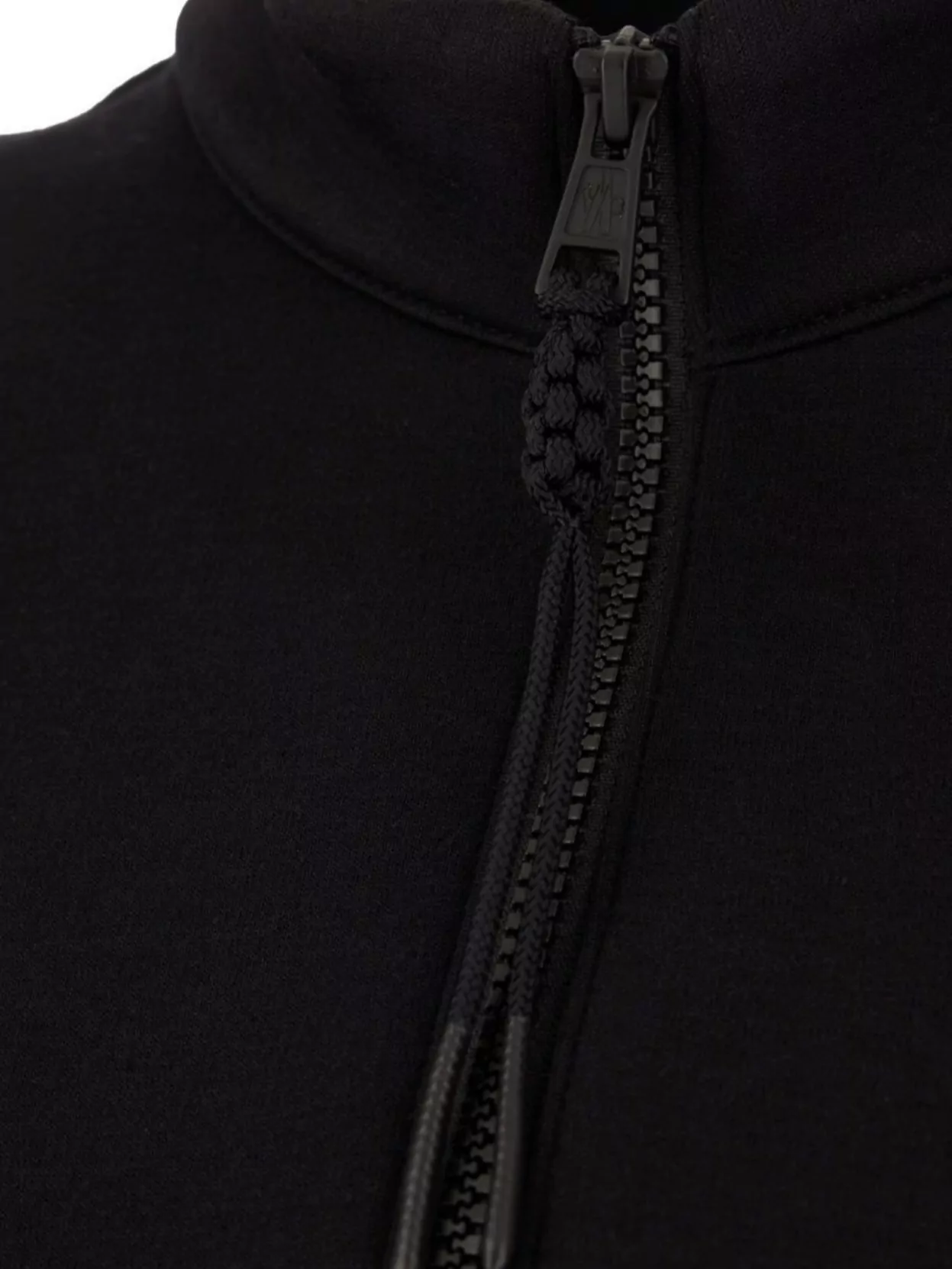 Moncler Dress Cotton Blend Short Sleeves In Black