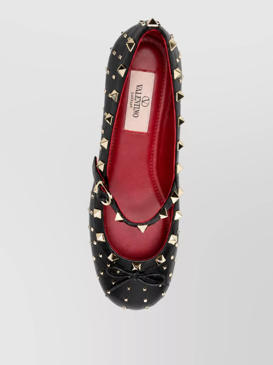 Valentino Garavani Leather Ballet Flats