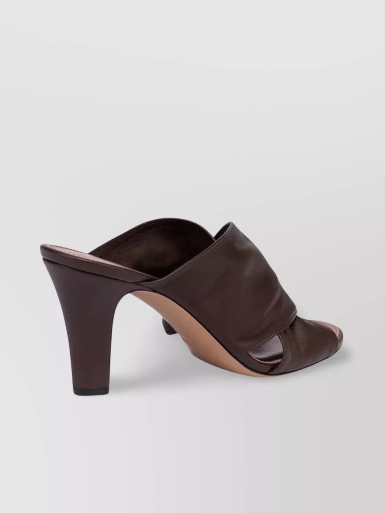 Paris Texas Nappa Glove Peep Toe Mules