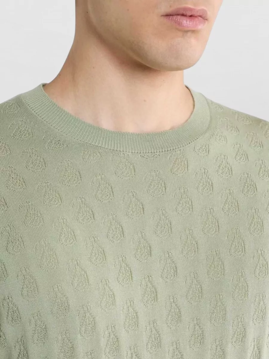 Etro Paisley Cotton Crew-Neck T-Shirt