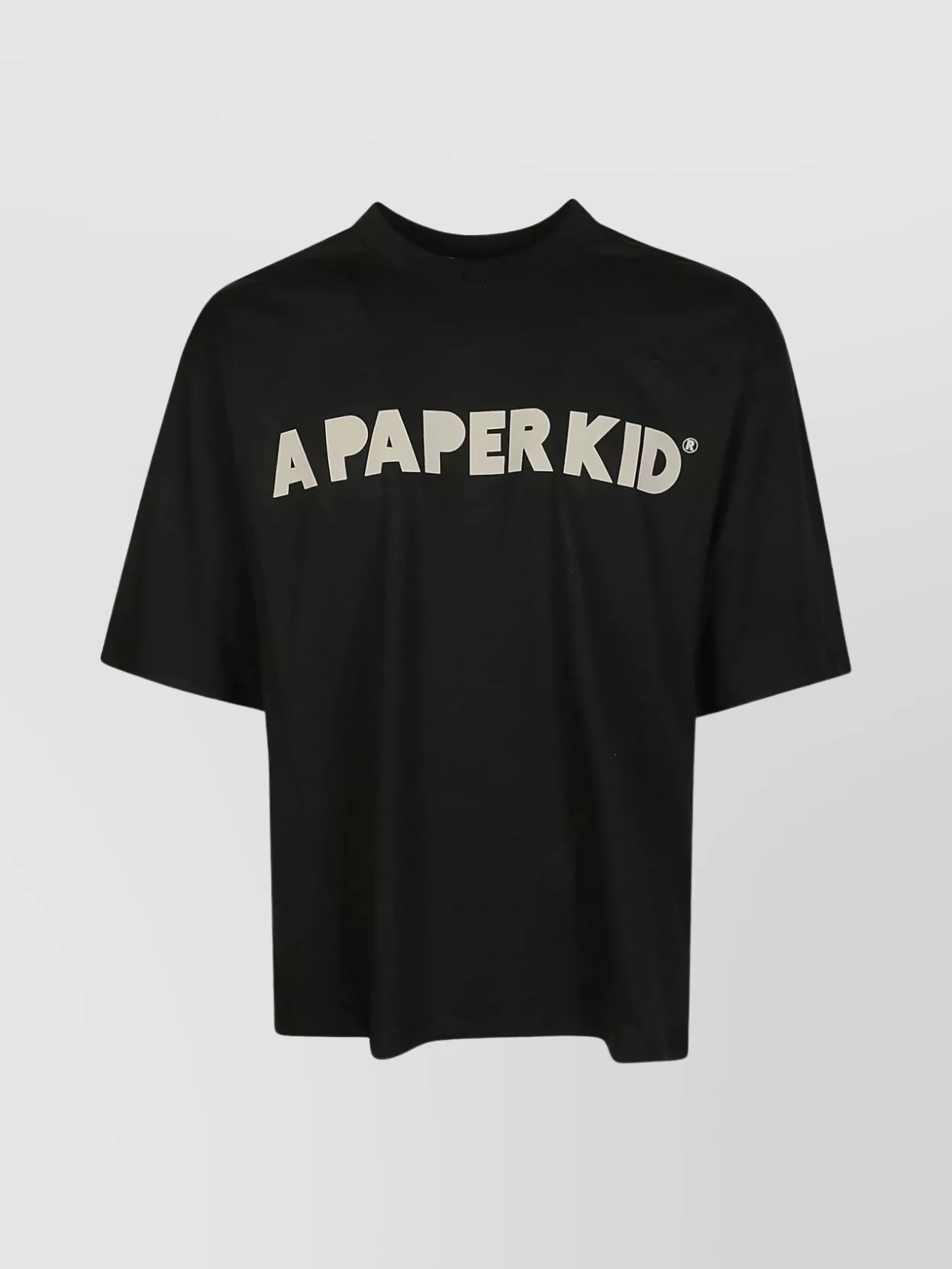 Shop A Paper Kid Fiore Logo Back Crew Neck T-shirt