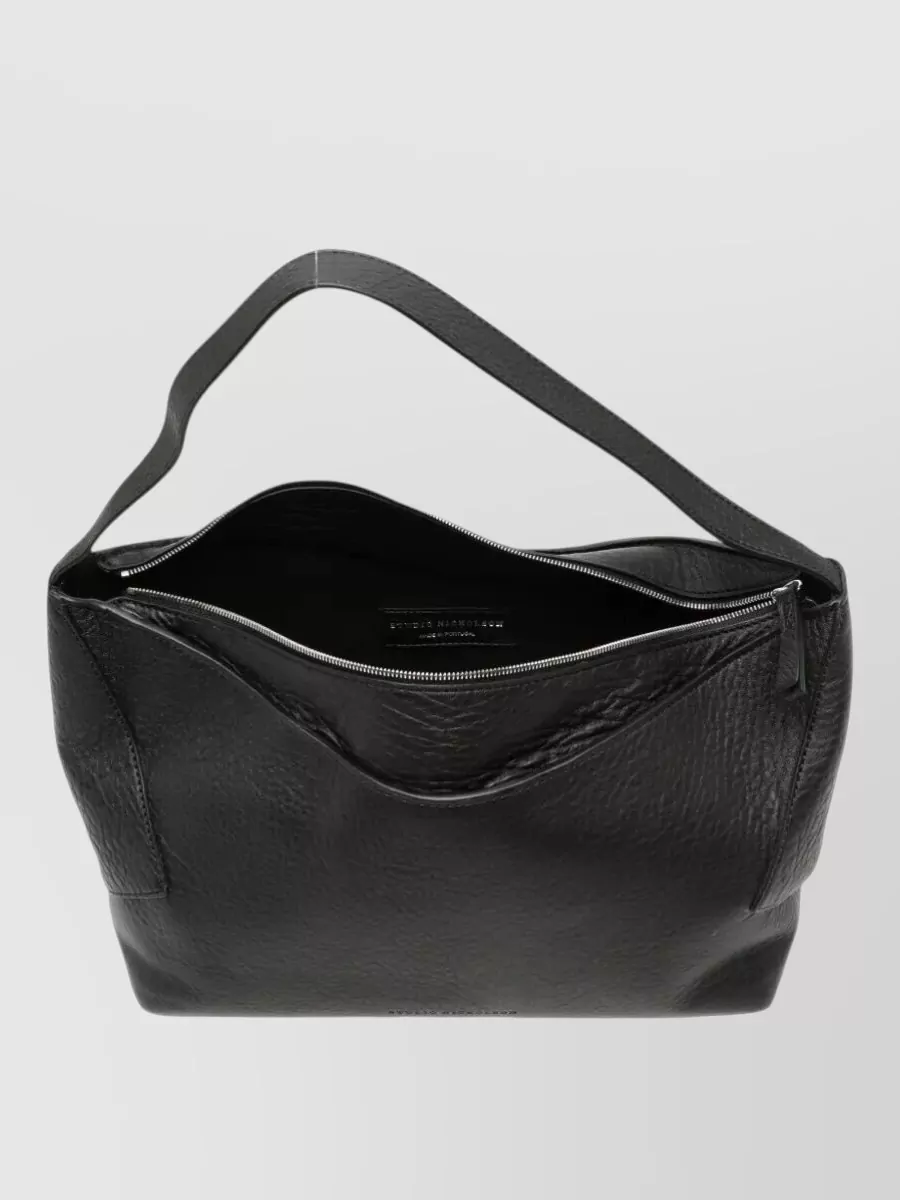 Studio Nicholson Leather Fold Detail Shoulder Bag