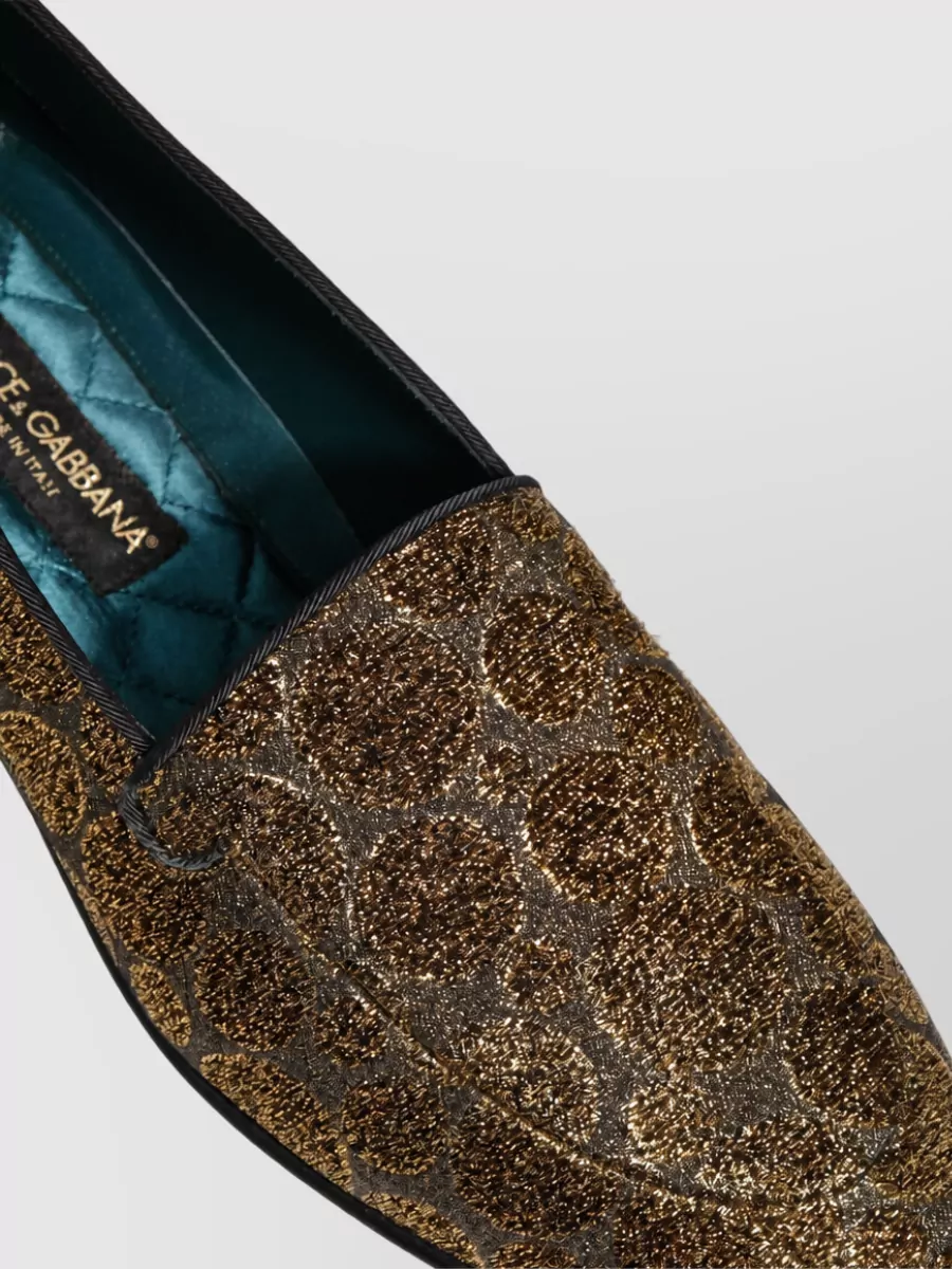 Dolce&Gabbana Leather Slip-On Loafers