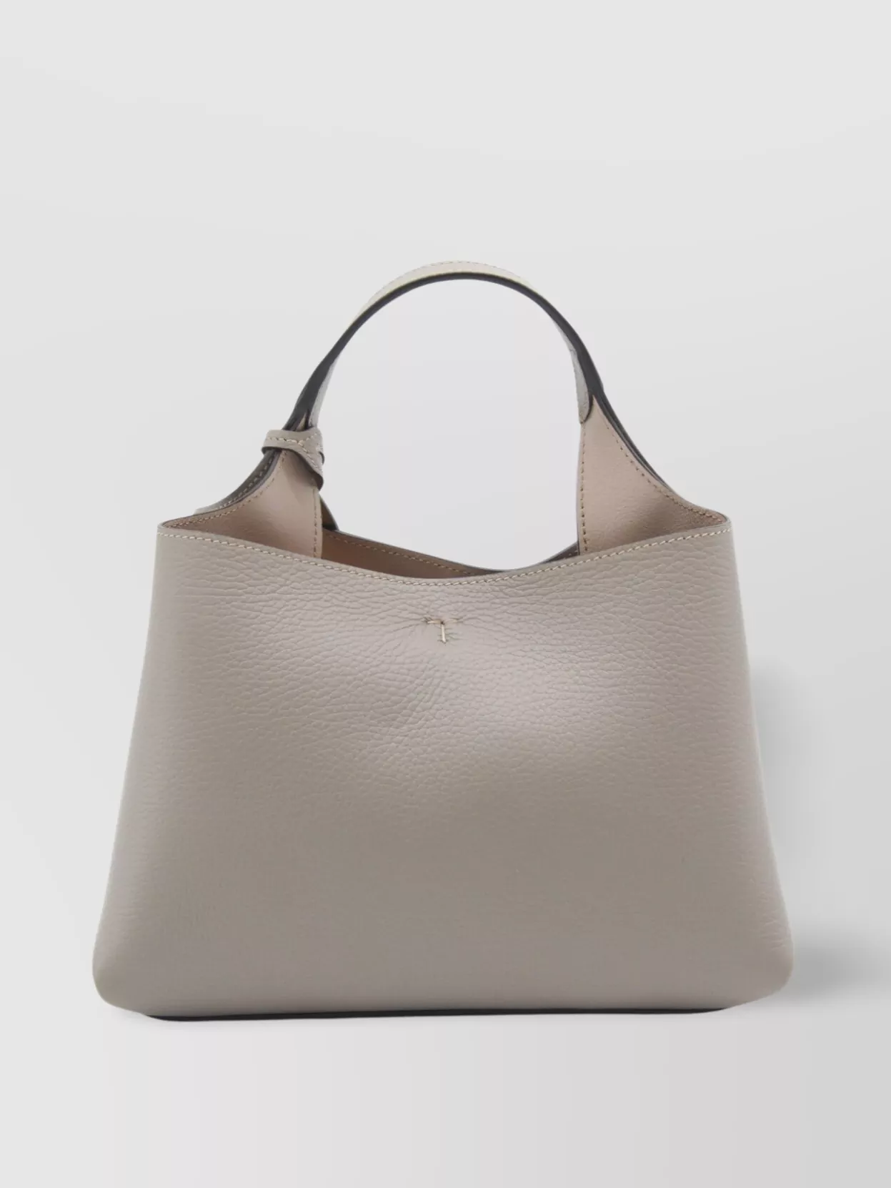 Tod's Leather Textured Tote Bag With Detachable Strap