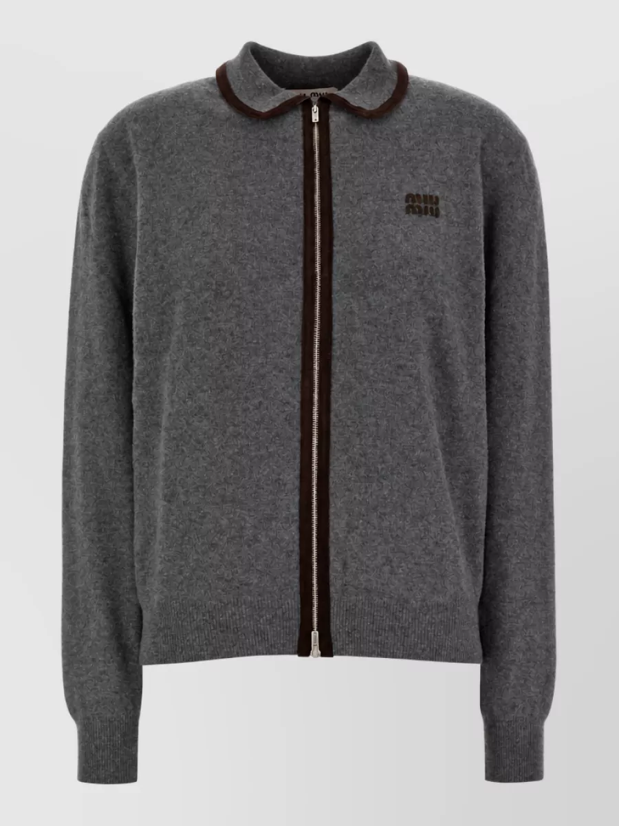 Miu Miu cashmere wool cardigan