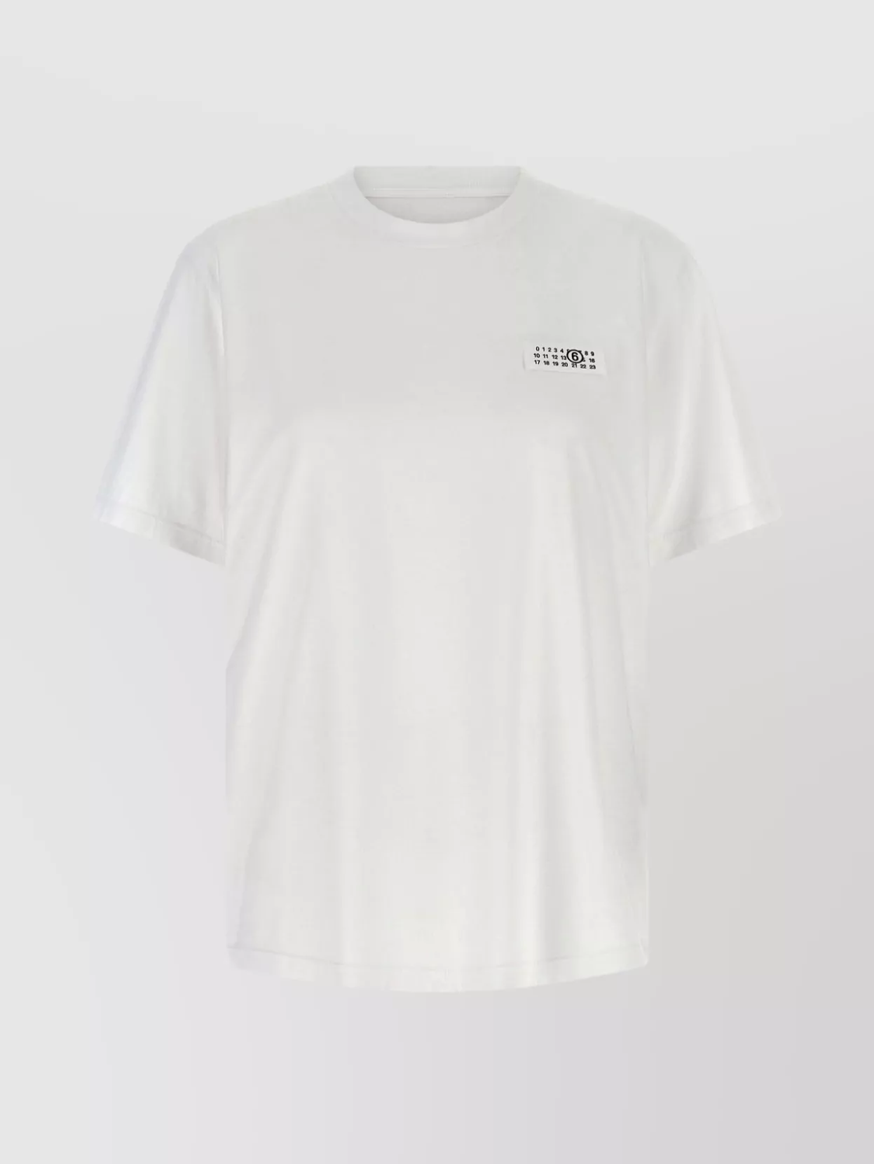 Mm6 Maison Margiela Mm6 By Maison Margiela Numeric Signature T-shirt In White