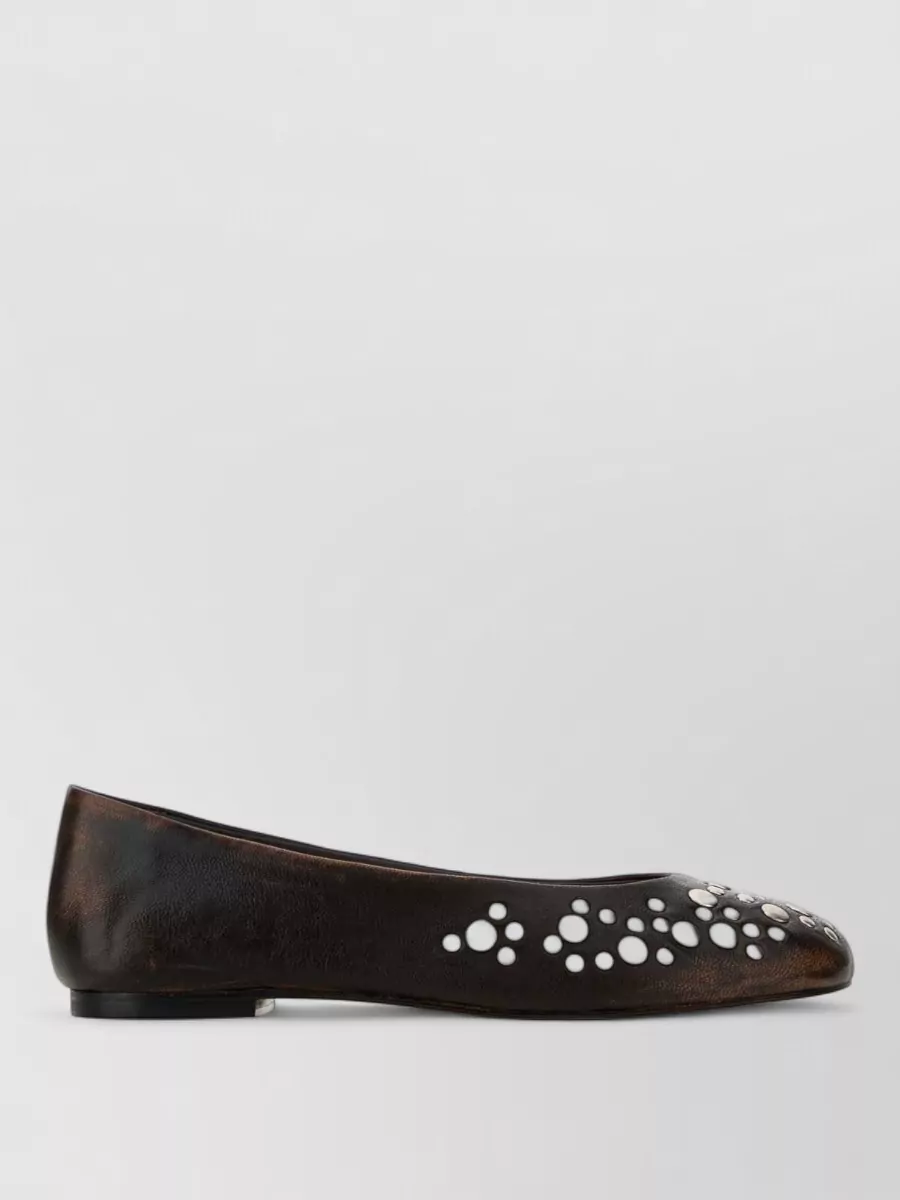 Gimaguas Leather Ballerina Shoes