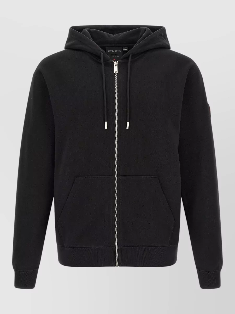 Canada Goose cotton zip up hooded sweatshirt