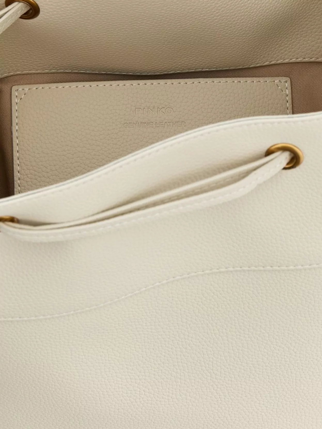 Pinko Bucket Bag With Adjustable Strap And Textured Finish