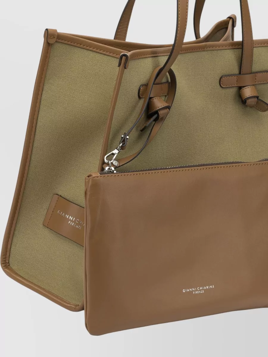 Gianni Chiarini Versatile Shoulder Bags Dual Handles