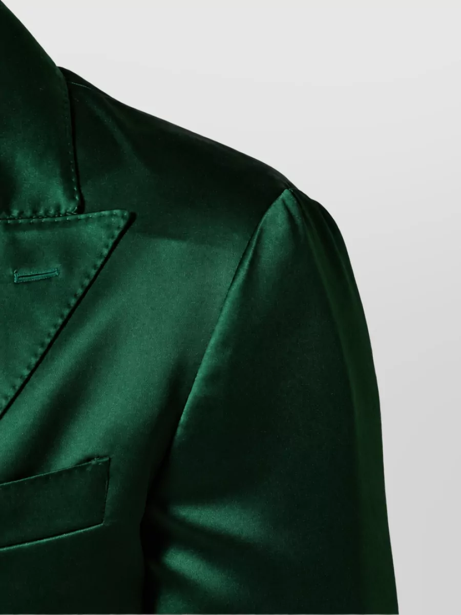 Dolce&Gabbana Satin Double Breasted Blazer