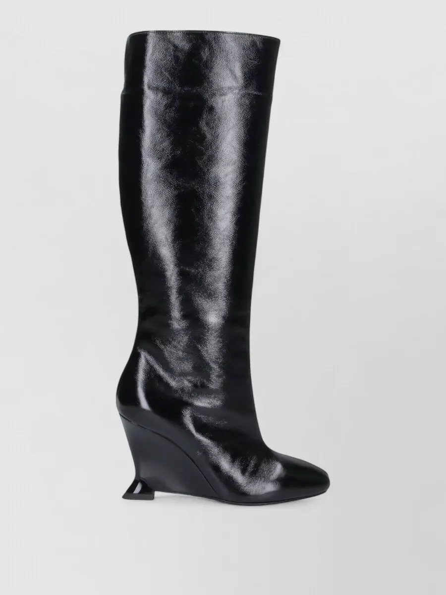Balmain leather ankle boots