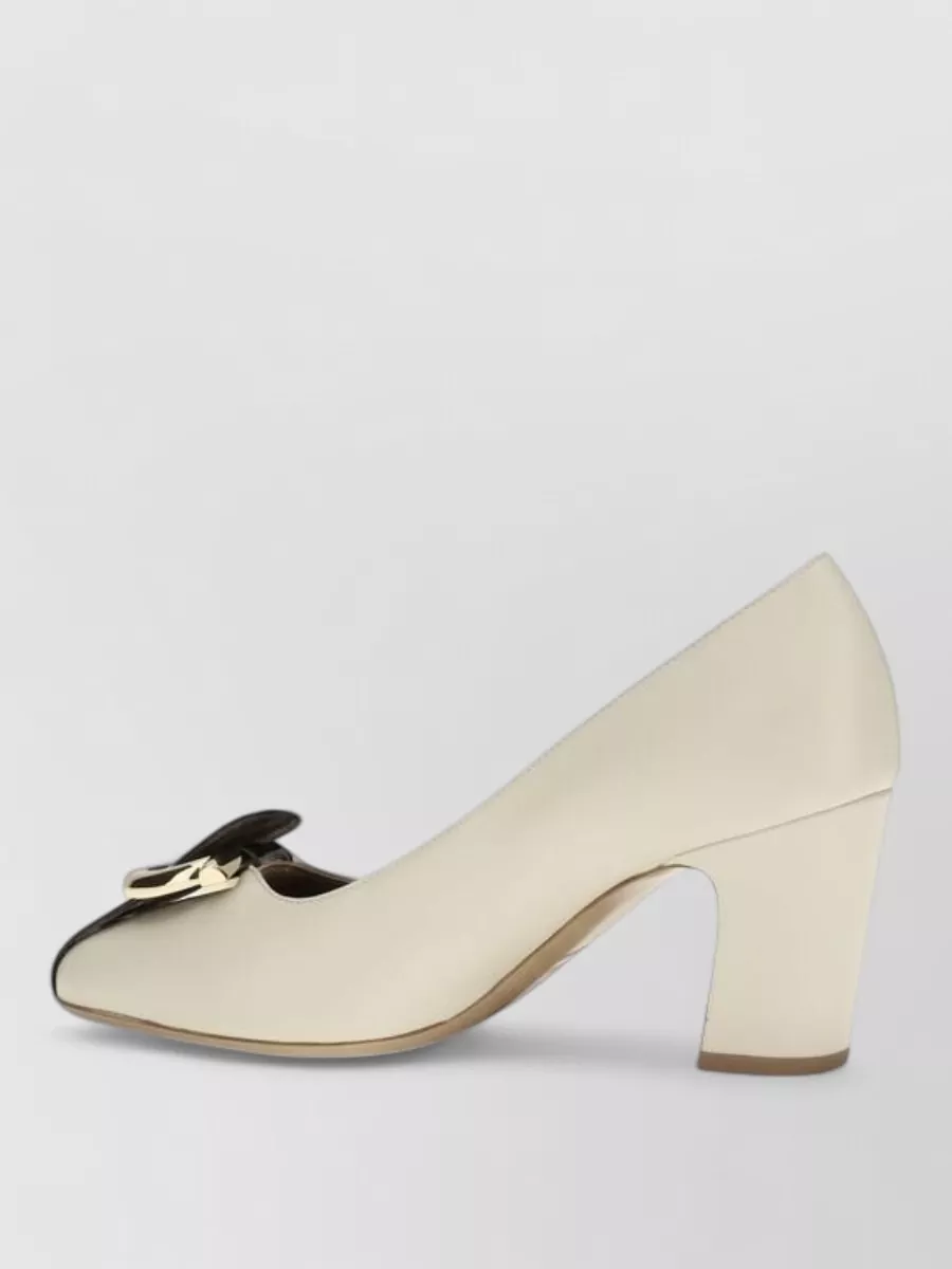 Ferragamo Leather High Heel Pumps