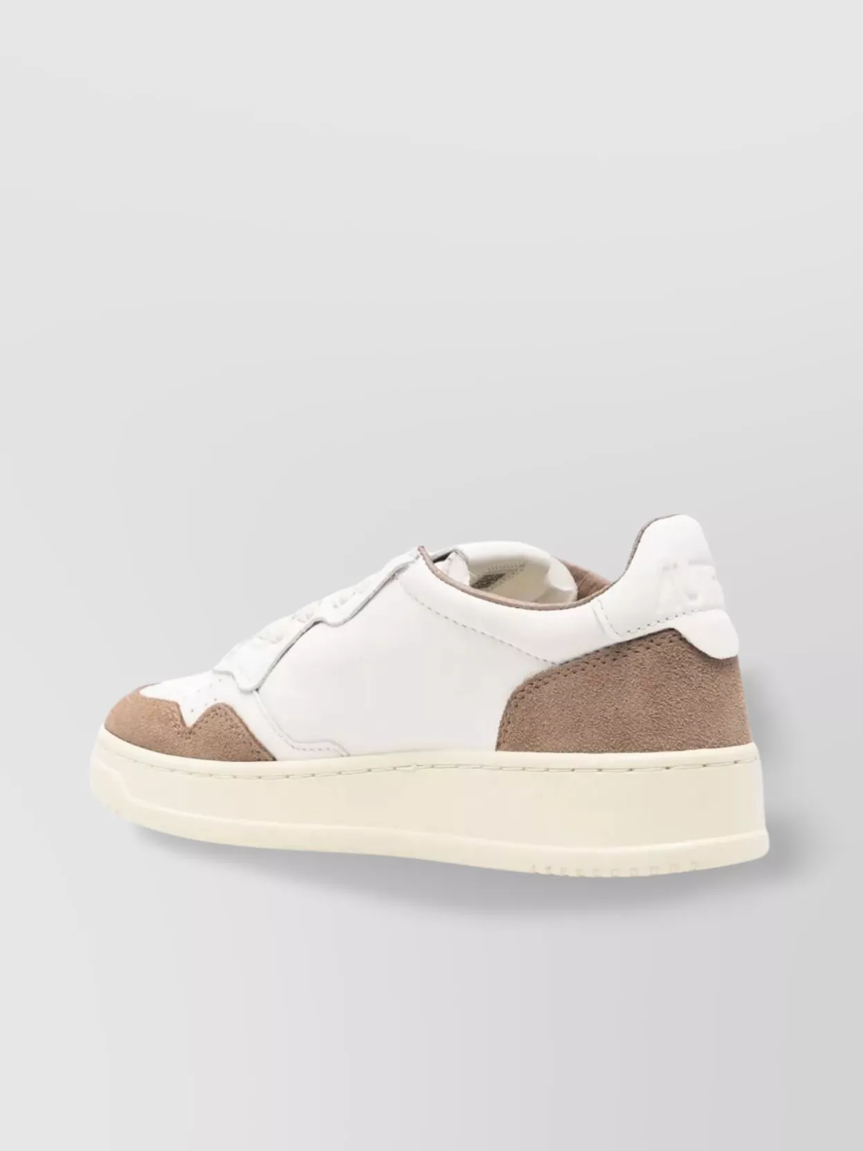 Autry Medalist Low Suede-trimmed Leather Sneakers