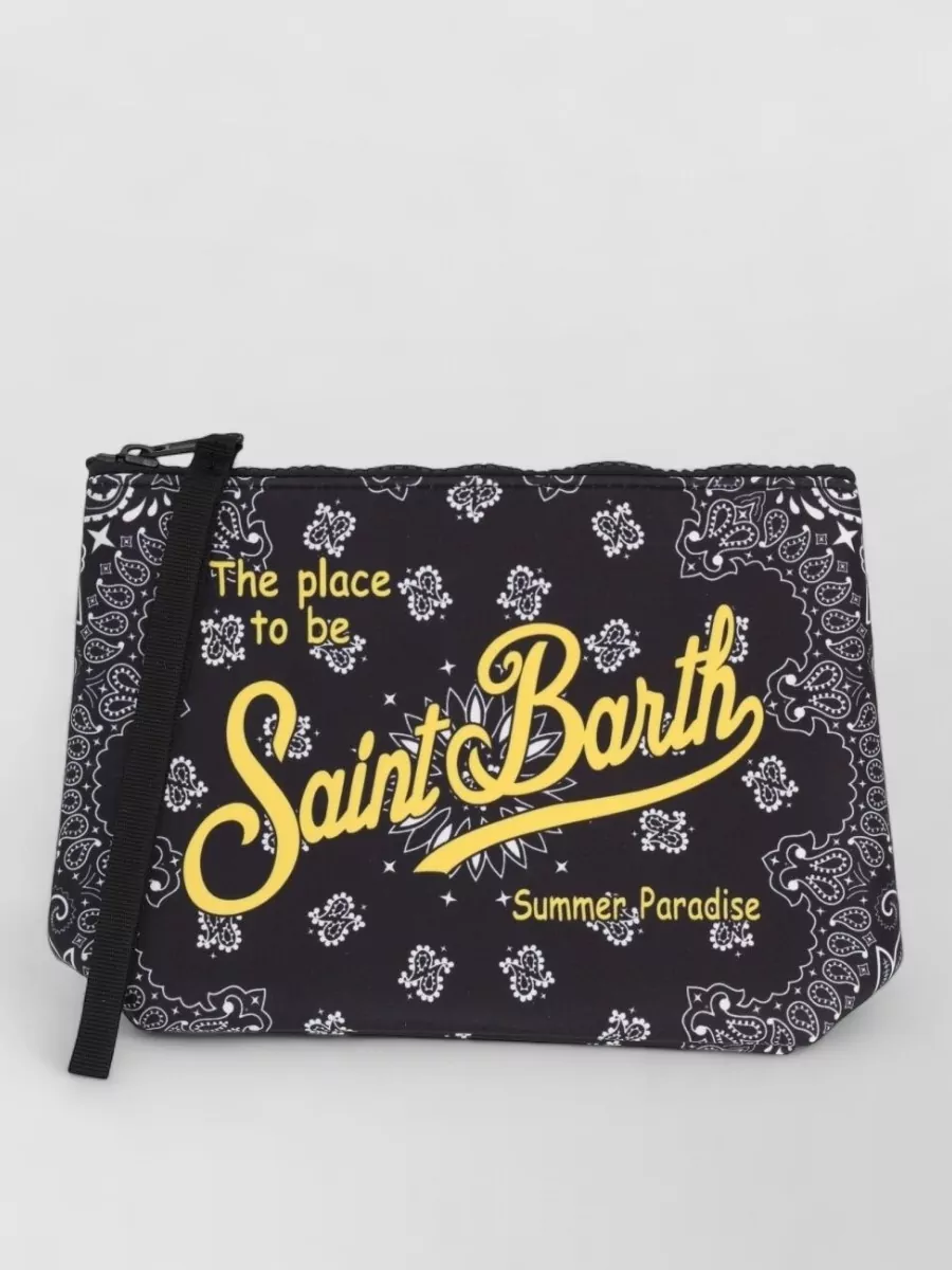 Mc2 Saint Barth printed clutch bag