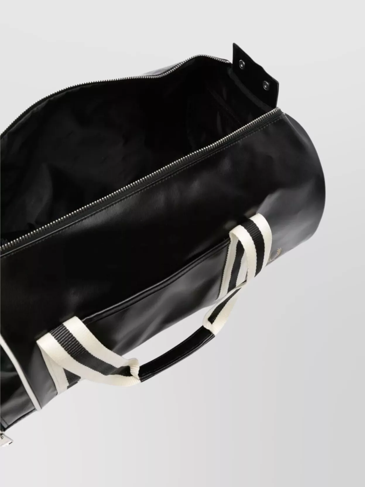 Fred Perry Barrel Bag With Adjustable Strap And Dual Handles
