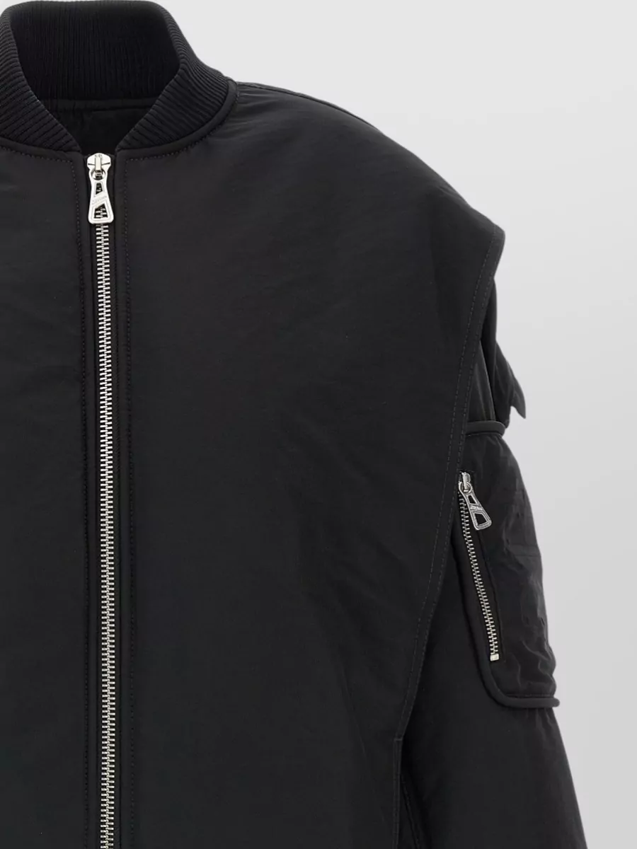 Jean Paul Gaultier Hooded Cropped Puffer Bomber Jacket