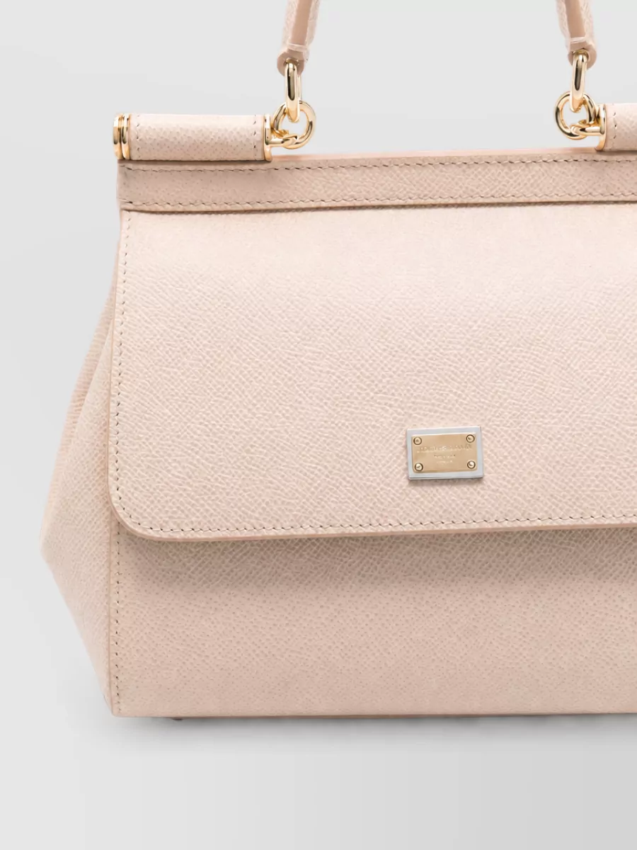 Dolce&Gabbana Sicily Small Leather Shoulder Bag