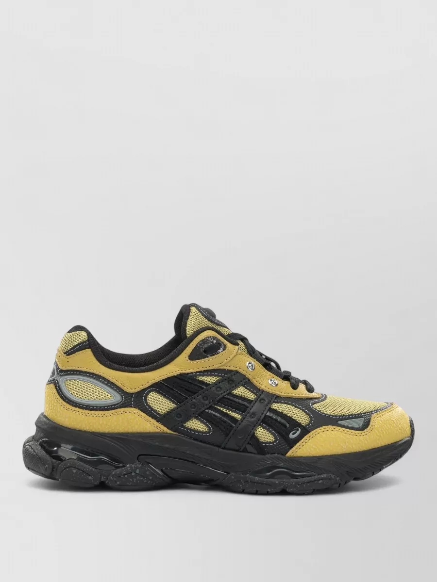 Asics Sneakers Slip On Mesh Panels Rubber Sole