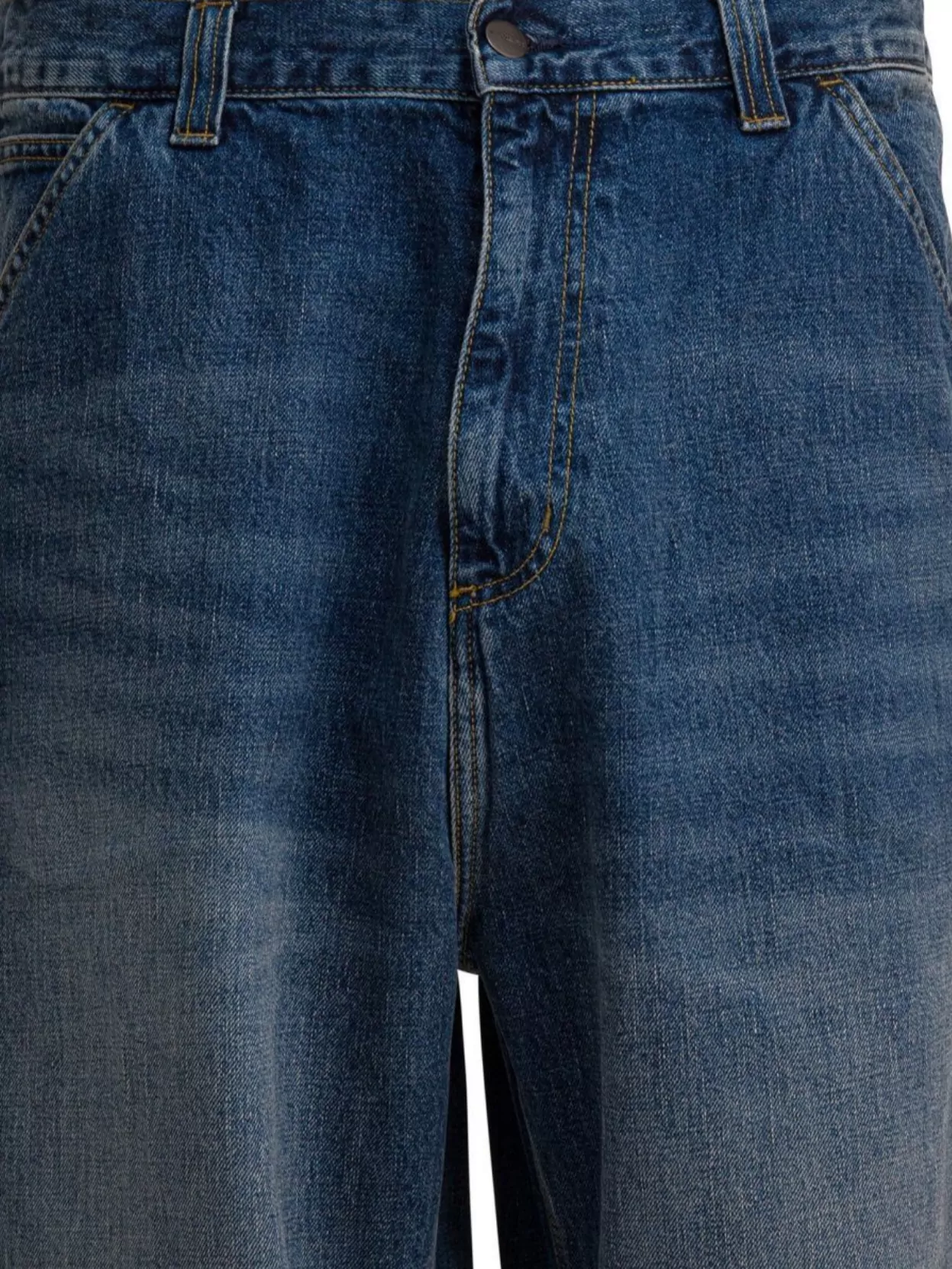 Carhartt Wip Single Knee Denim Trousers Featuring Pockets