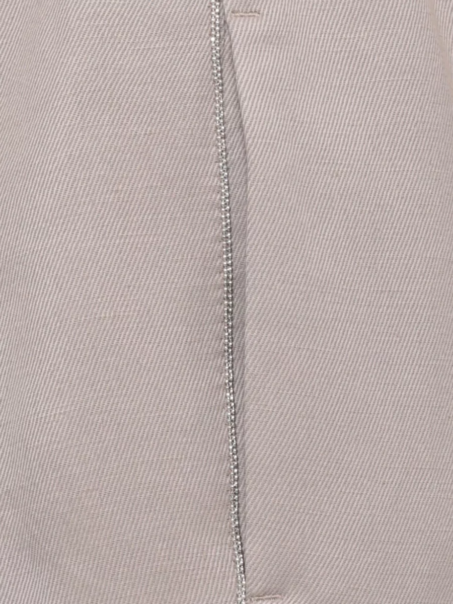 Peserico Linen Straight-Leg Trousers