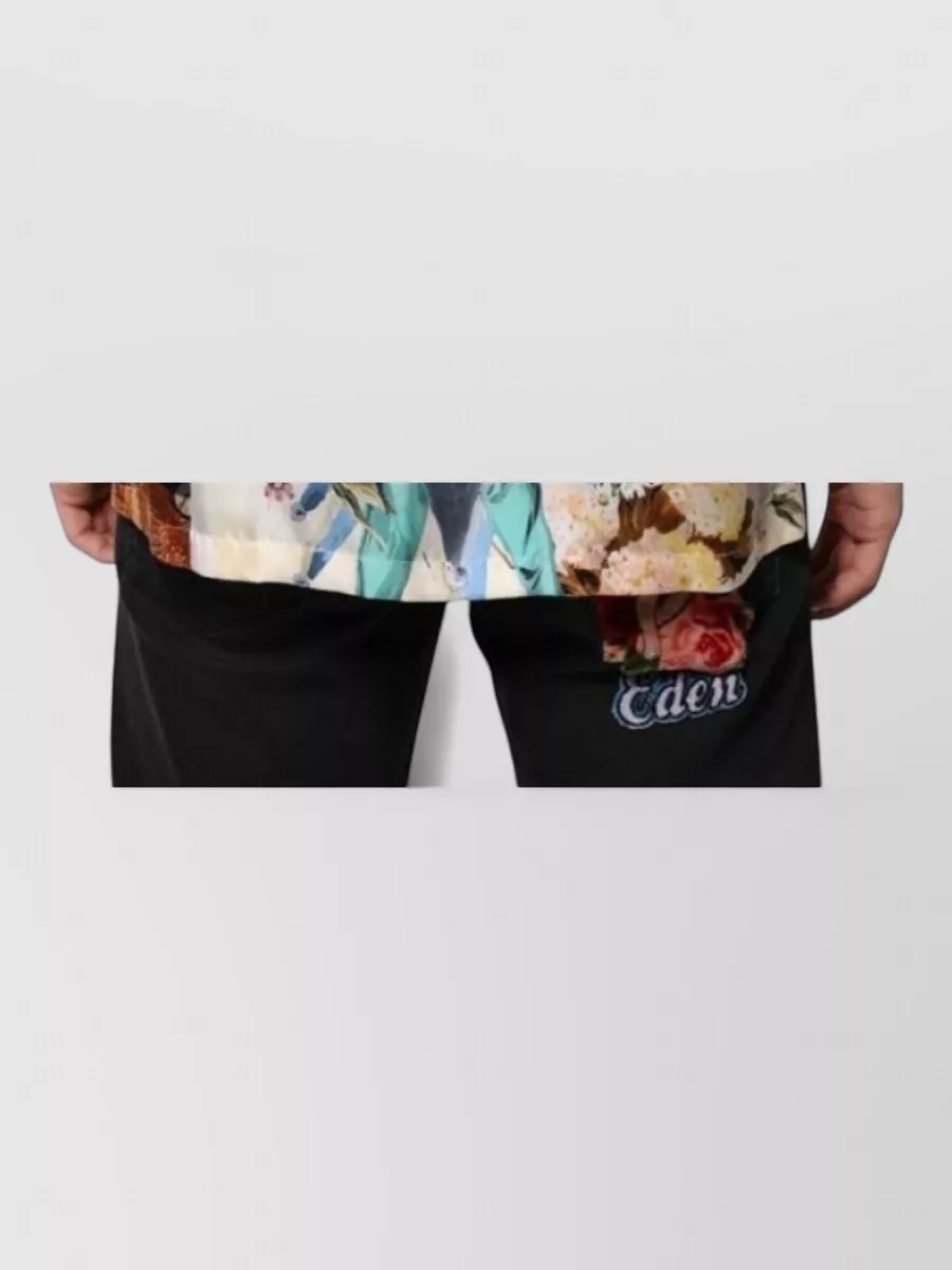 Dolce&Gabbana Silk Printed Short-Sleeve Shirt
